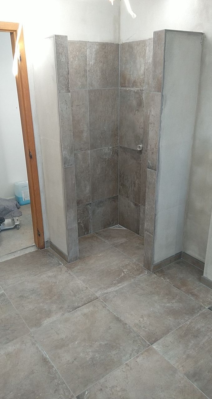 Brusekabine på nyt badeværelse i Thisted